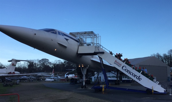 Reception Visit Brooklands Museum