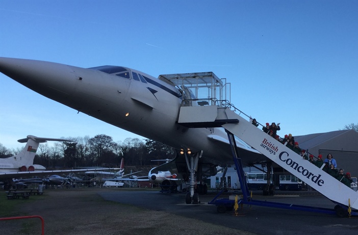 Reception Visit Brooklands Museum