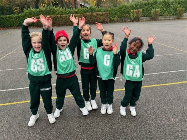 Year 2 Netballers Shine In Their First Match